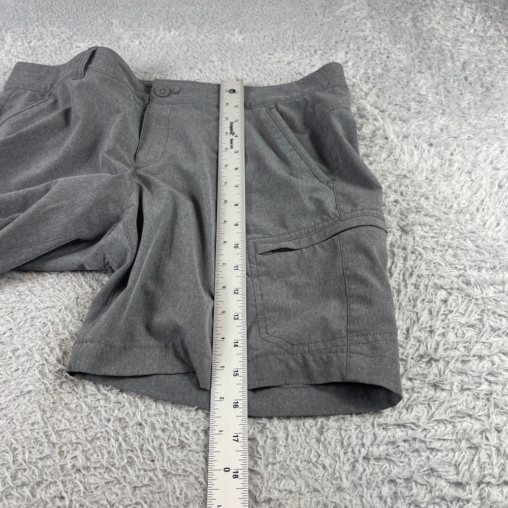 Eddie Bauer Flexion Amphib Shorts Womens 10 Gray Hiking Cargo Outdoor Stretch - Picture 9 of 12
